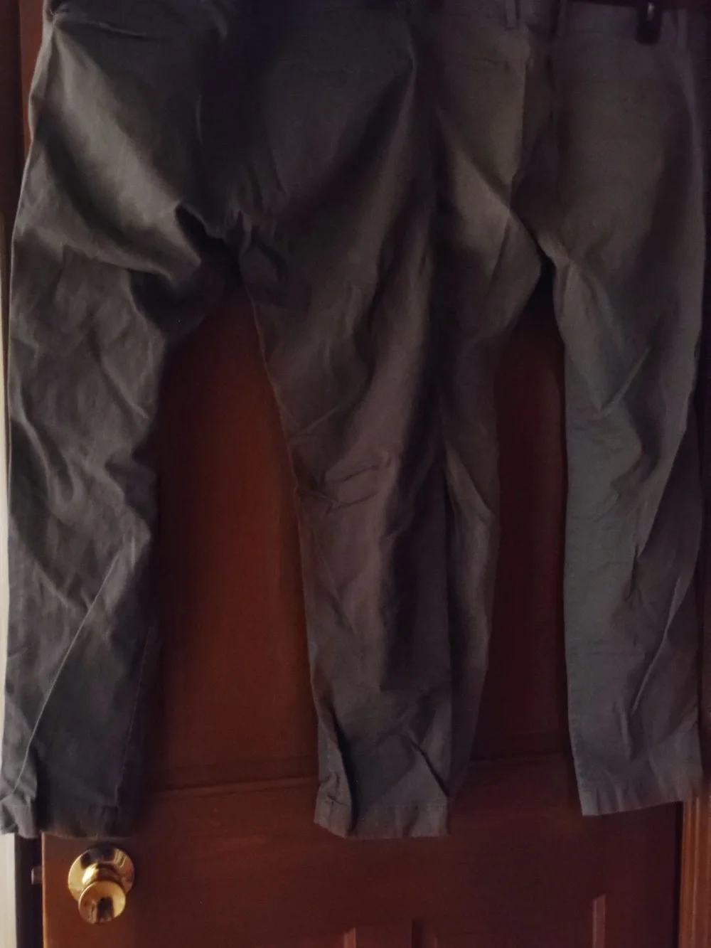 2 pairs men J. Crew Slim Pants in Gray